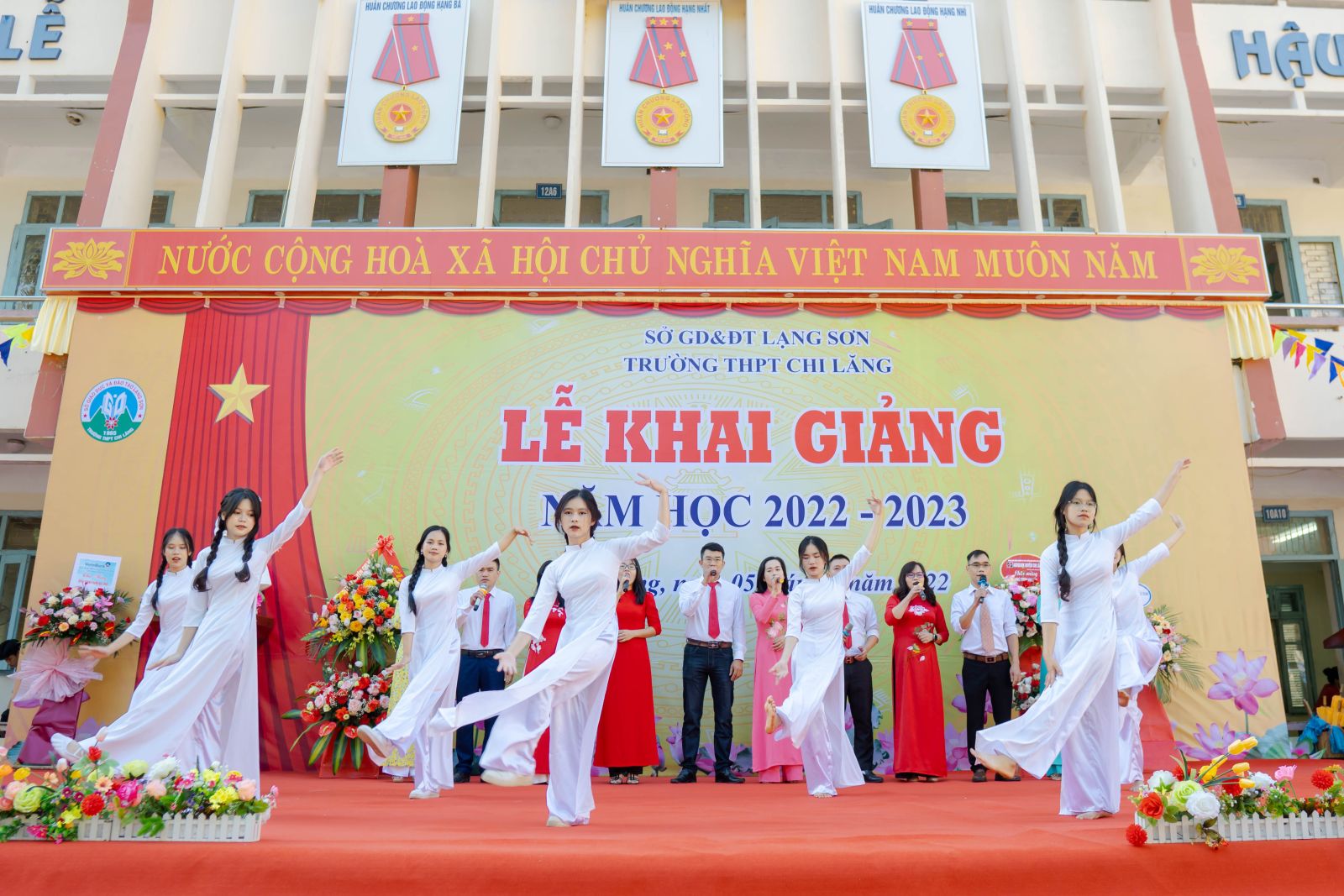 Lễ khai giảng năm học 2022-2023 của trường THPT Chi Lăng