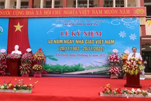 LỄ KỶ NIỆM 40 NĂM NGÀY NHÀ GIÁO VIỆT NAM (20/11/1982- 20/11/2022) CỦA TRƯỜNG THPT CHI LĂNG