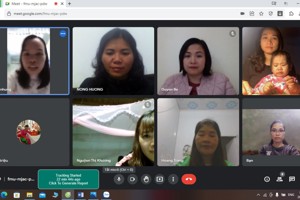 Nhóm bộ môn Lịch sử,trường THPT Chi Lăng chủ trì sinh hoạt chuyên môn trực tuyến qua nền tảng Google Meet