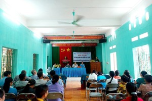 Ngày 27/9/2023 Hội LHPN xã Hoà Thắng tổ chức Hội nghị đối thoại chính sách với chủ đề: " phòng chống bạo lực gia đình" và " chính sách an sinh xã hội"